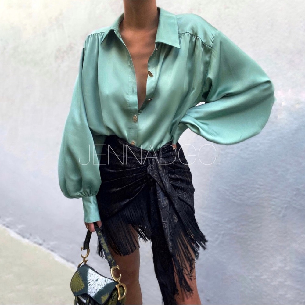 Zara Fringe Mini Skirt